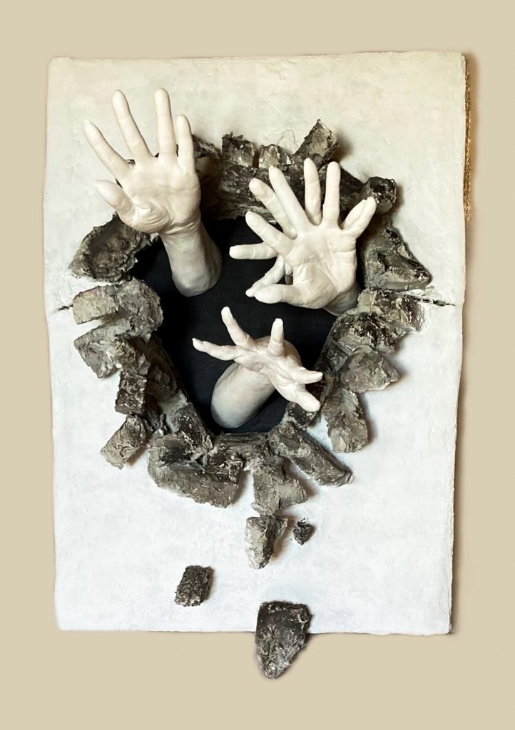quadrto scultura dell'artista Glenda Safonte