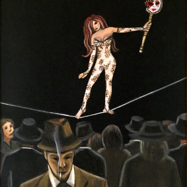 Dipinto ad olio su tela dell'artista visiva siciliana Glenda Safonte