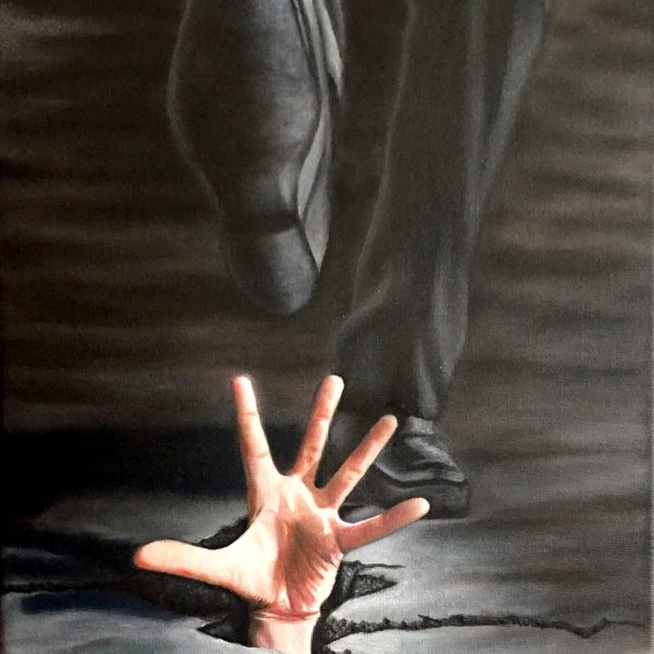 opera d'arte simbolica sull'inconscio dell'artista visiva nissena Glenda Safonte